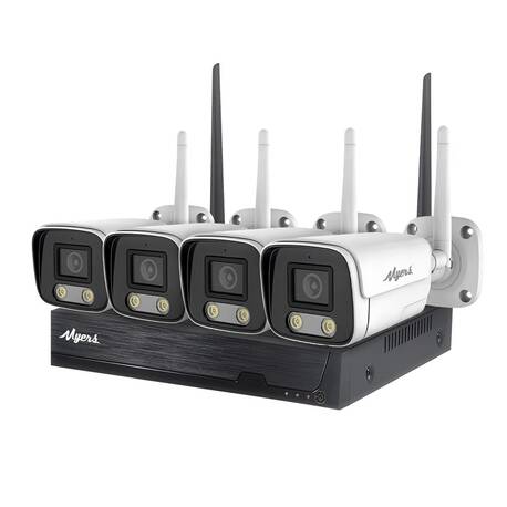 3.0MP venkovní Set Wi-Fi 4x IP kamera + 1x NVR rekordér