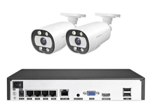 Kamerový SET IP NVR -  kanálů, 2x venkovní 5MP kamer